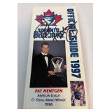 Pat Hentgen Signed 1997 Toronto Blue Jays Media Guide