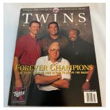 Kent Hrbek Signed 1997 Minnesota Twins Magazine