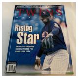 Christian Guzman Sifned 2000 Minnesota Twins Baseball Magazine