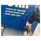 Christian Guzman Sifned 2000 Minnesota Twins Baseball Magazine