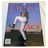 Brad Radke Signed 1998 Minnesota Twins Baseball Magazine