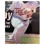 Matt Lawton Signed 1999 Minnesota Twins Baseball Magazine