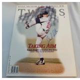 Brad Radke Signed 1997 Minnesota Twins Baseball Magazine