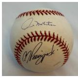 Paul Molitor and AJ Pierzynski Signed Rawlings OMLB Selig Ball - Minnesota Twins
