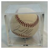 Jason Kubel Signed OMLB Selig Baseball - Minnesota Twins