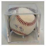 Morgan Ensberg Signed Rawlings OMLB Selig Baseball