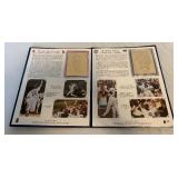 Mark McGwire and Sammy Sosa 1998 Breaking The Home Run Record Book With Gold Cards