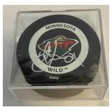 Antti Laaksonen Signed Minnesota Wild Hockey Puck