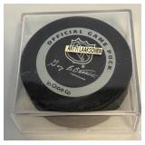 Antti Laaksonen Signed Minnesota Wild Hockey Puck
