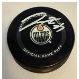 Darnell Nurse Signed Edmonton Oilers Official NHL Game Puck With COA