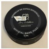 Dylan Cozen Signed Buffalo Sabres Official NHL Game Puck With COA