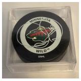 Richard Park Signed Minnesota Wild Hockey Puck