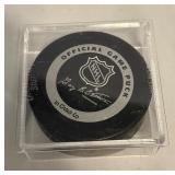 Hnat Domenichelli Signed Minnesota Wild Hockey Puck