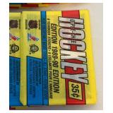 (16) 1989-90 O-Pee-Chee Hockey 6 Yearbook Sticker Card Packs