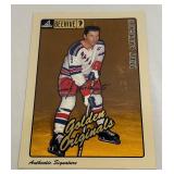 Andy Bathgate Auto 1998 Pinnacle Beehive Golden Originals #62 Hockey Card