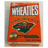 Minnesota Wild Hockey 2000-2001 Innaugural Season Mini Wheaties Box