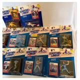 (12) 1988 Baseball Starting Lineup Figures - Mattingly, Boggs, Strawberry, Davis, Schmidt, Viola, Trammel and More