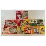 (14) Vintage Baseball Digest Magazines 1940