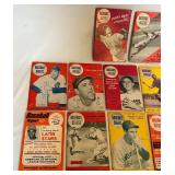 (14) Vintage Baseball Digest Magazines 1940