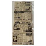 1947 Detroit Tigers vs. Boston Red Sox Scorecard - Ted Williams, Dom DiMaggio