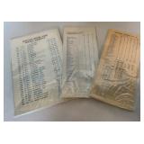 (3) Vintage College Hovkey Progtams 1967-68 Colorado College, 1972-73 Notre Dame, 1973-74 New Hampshire