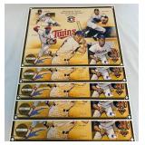 (5) Minnesota Twins "World Series Heroes" Limited Edition Prints August 23, 1992 Baseball