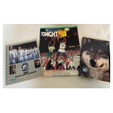 (3) Minnesota Timberwolve Publications - 1989 Game Program, 1991 Photo Calendar, 1992-93 Media Guide Yearbook Basketball