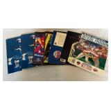 (7) Minnesota Twins Baseball Publications - 1992 Yearbook, 1993-94 Calendar, 2002 ALCS Official Program, 2002 DivisionS eries Programs, 2003 Yearbooks