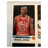 1990-91 Panini Basketball Sticker Set 15 Sheets - 3 Michael Jordan Cards