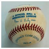 Herb Carneal Signed Baseball Rawlings OALB Bugig Ball With Case - Minnesota Twins