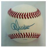 Al Newman Signed Baseball Rawlings ROLB1 Ball With Case - Minnesota Twins