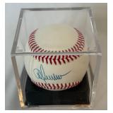 Al Newman Signed Baseball Rawlings ROLB1 Ball With Case - Minnesota Twins