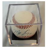 Matt LeCroy Signed Baseball Rawlings Official Minor League Ball With Case - Minnesota Twins