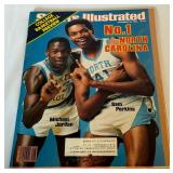 Michael Jordan 1st Cover Sports Illustrated Magazine November 28, 1983 University of North Carolina Basketball