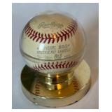 Vintage Rawlings OALB Mac Phail Baseball With Holder