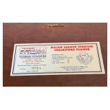 Yankee Stadium Baseball Photo Plaque