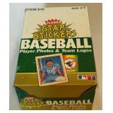 1983 Fleer Star Stickers 36 Pack Card Box