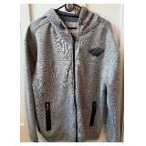 Minnesota Wild Size Large Old Time Hockey Brand Zip Up Hooded Sweatshirt Jacket