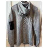 Minnesota Wild Size Large Old Time Hockey Brand Zip Up Hooded Sweatshirt Jacket