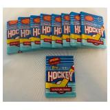 (9) Packs 1991-92 Hockey Cards 8 OPS and 1 Topps