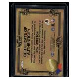 Ken Houston Auto Inscribed "HOF 86" 1999 Fleer Sports Illustrated Greats of The Game Autograph Collection Football Card