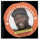 Kirby Puckett 1988 Fantastic Sams Disc Minnesota Twins Baseball Card