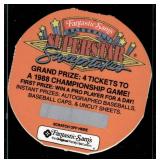 Kirby Puckett 1988 Fantastic Sams Disc Minnesota Twins Baseball Card