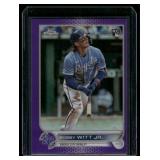 Bobby Witt Jr. RC 2022 Topps Chrome Purple #USC35 Rookie Baseball Card