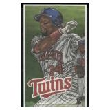 Kirby Puckett Rare 1992 John McClean Artists Card