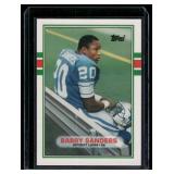Barry Sanders RC 1989 Topps Traded #83T Rookie Football Card