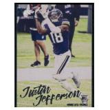 Justin Jefferson RC 2020 Chronicles Luminance #217 Rookie Minnesota Vikings Football Card