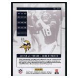 Justin Jefferson RC 2020 Chronicles Luminance #217 Rookie Minnesota Vikings Football Card