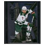 Brock Faber RC 2024 Skybox Metal Universe #181 Rookie Minnesota Wild Hockey Card