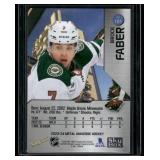 Brock Faber RC 2024 Skybox Metal Universe #181 Rookie Minnesota Wild Hockey Card